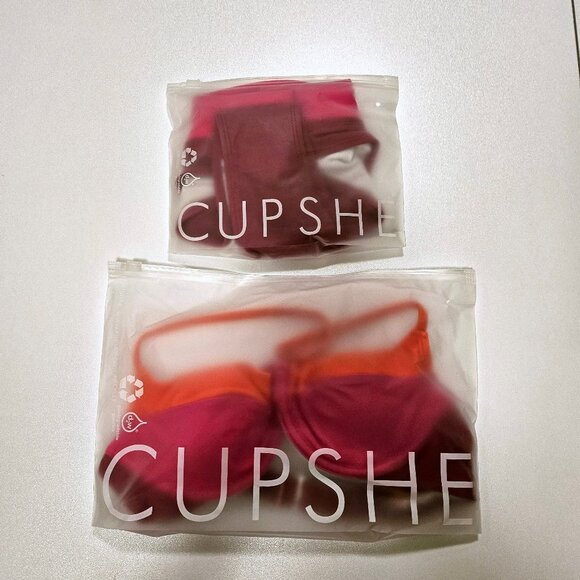 Cupshe Hidden Wonders Underwire Top & V-Front Bikini Set - Picture 4 of 5